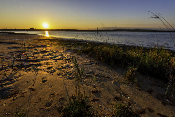 istock sunset over the lagoon in Bibione Pineda 1176849801