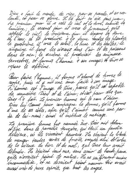 handschriftliche unlesbare text französisch kalligraphie brief textur hintergrund - book handwriting letter old stock-fotos und bilder