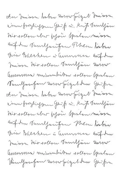 Handwritten letter. Handwriting. Calligraphy. Unreadable text. Manuscript. Script. Font. Abstract texture background