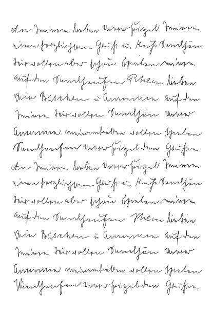 handwritten letter text handwriting calligraphy texture background - book handwriting letter old imagens e fotografias de stock