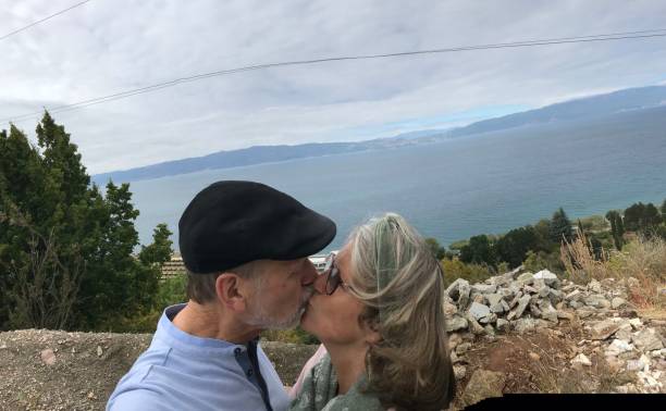 istock Vital couple on Balkan trip 1176851387