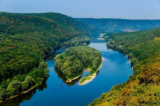 istock beautiful islands on Dniester 1176852796