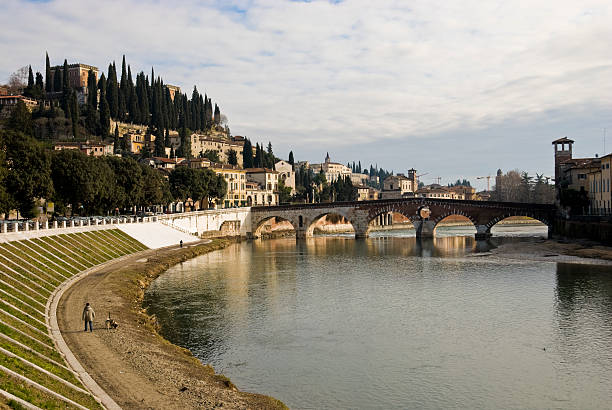 istock Ponte Pietra and San Pietro Castle 117686354