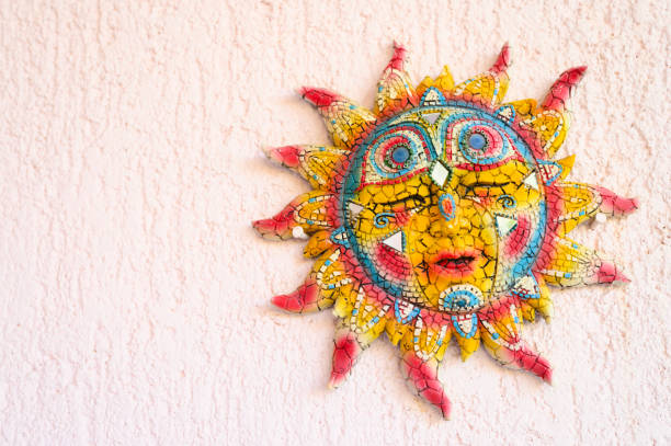 istock mosaic sun on blank textured background 1176864168