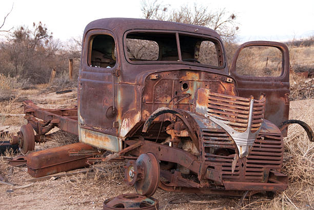 Rusted Truck stock photo