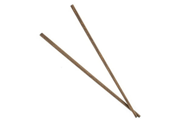 istock Asian chopsticks isolated on white 1176896045