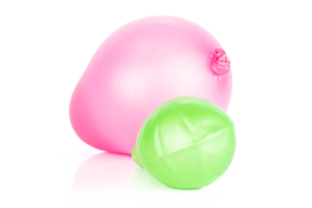 istock Colorful balloons isolated on white 1176896183