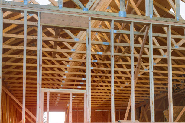 istock Interior view of a house under construction 1176901650