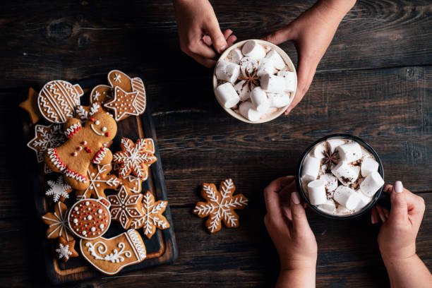 istock Friends celebrating winter Christmas holidays 1176901838