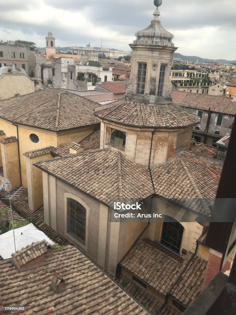 Rome Rooftop Stock Photo - Download Image Now - Ancient, Architecture ...