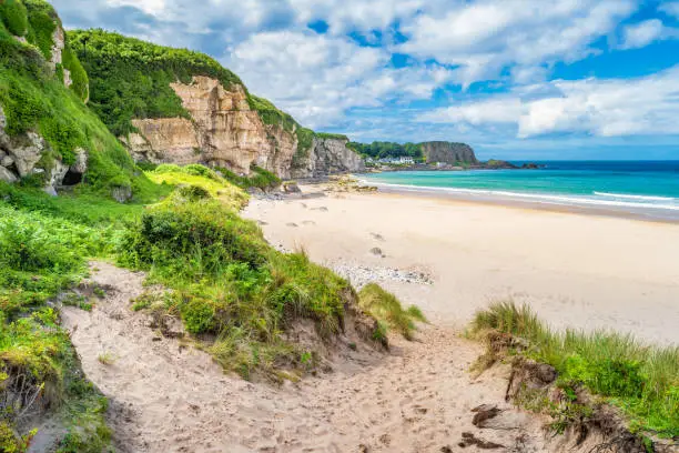 Photo of Whitepark Bay Beach near Ballintoy Northern Ireland UK Causeway Coast