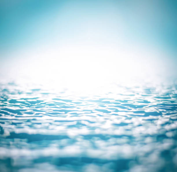 fundo da água do borrão água fresca limpa ondulada na luz fresca turquesa ciano azul verde cor do vintage - dia mundial da agua - fotografias e filmes do acervo