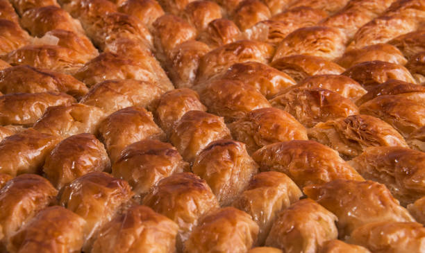 istock Turkish baklava, Turkish sweets, pastry 1176914778