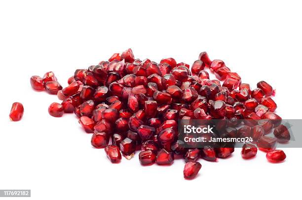 Pomegranate Seeds Stock Photo - Download Image Now - Cut Out, Heap, Pomegranate