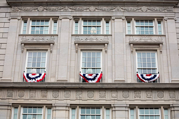istock Government buildings decorated for Presidential Inauguration 117692879