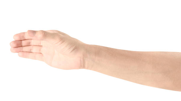 istock hand holding something like a bottle or can 1176933029