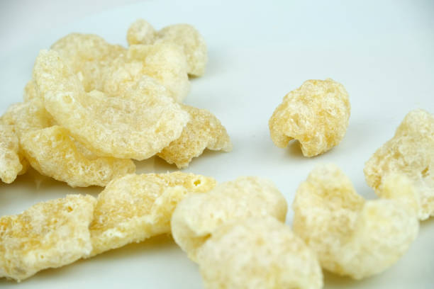 istock Crispy Pork rinds also known as chicharrones, snack and appetizer 1176934835