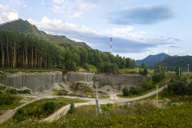 istock A natural quarry for the extraction of sand 1176934882