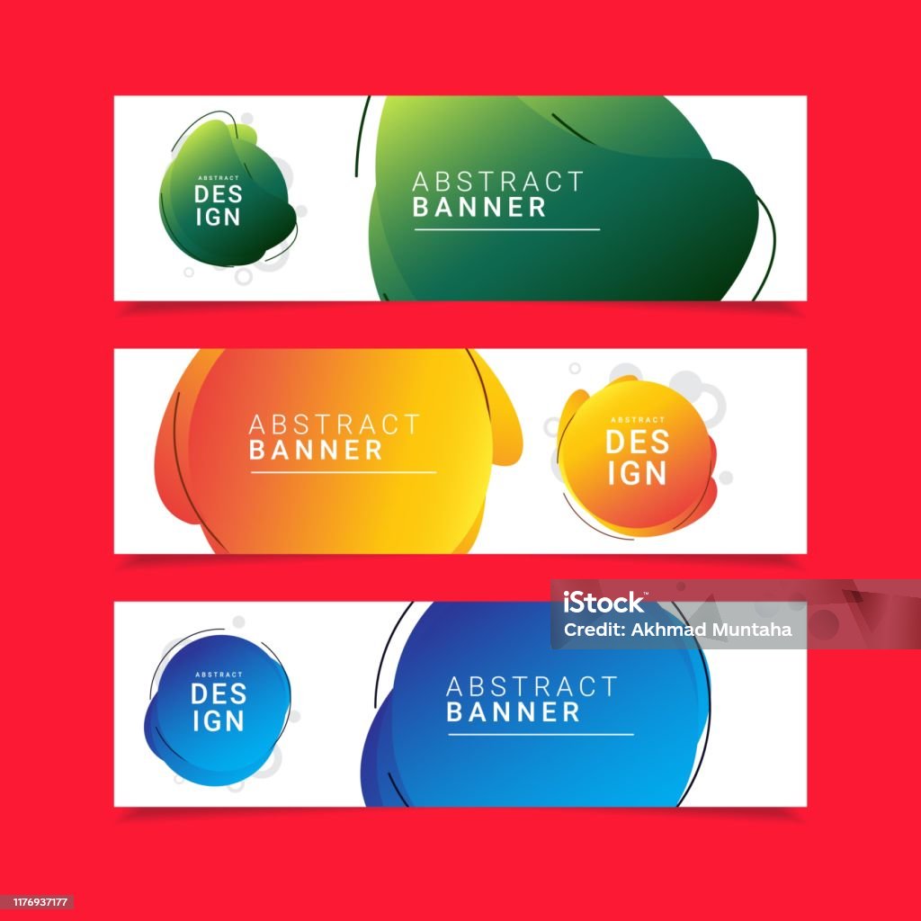 Abstracte Banner Abstract Banner Design Template Modern Design For Advertising Or Print ...