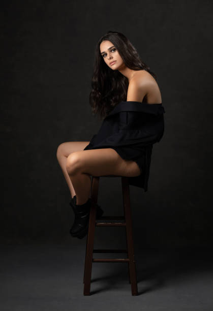 istock Late teen studio portrait 1176940570