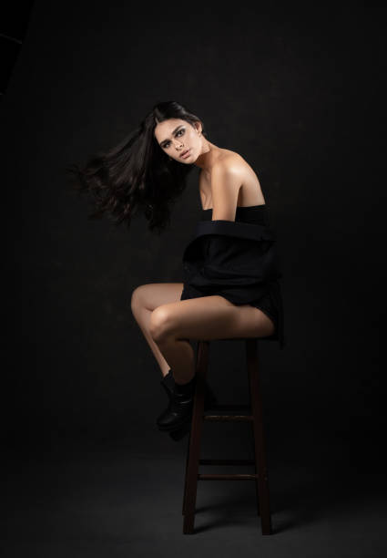 istock Late teen studio portrait 1176940596