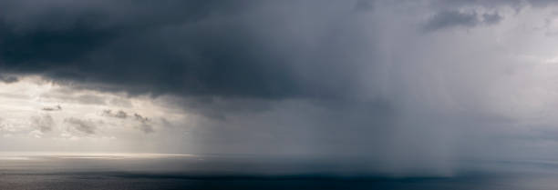 istock A huge downpour by the sea 1176940637