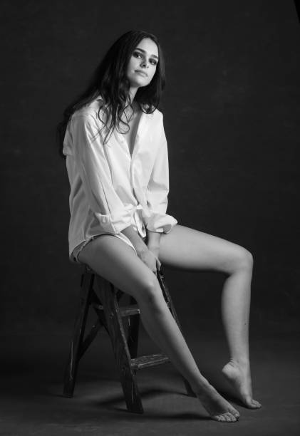 istock Late teen studio portrait 1176940657