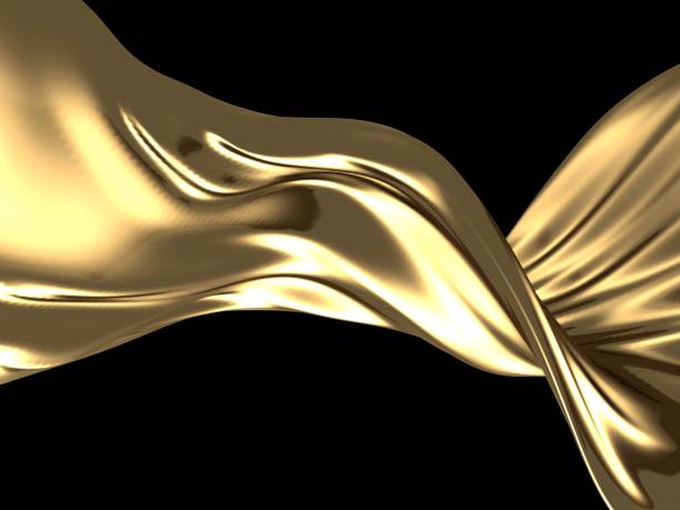 istock Golden beautiful fluid spash background 1176941397