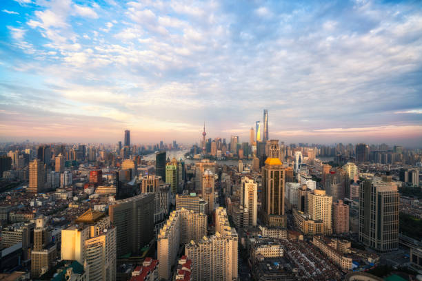 istock Panoramic skyline of Shanghai 1176943590