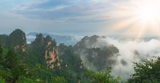 istock Stone pillars of Tianzi mountains 1176944886