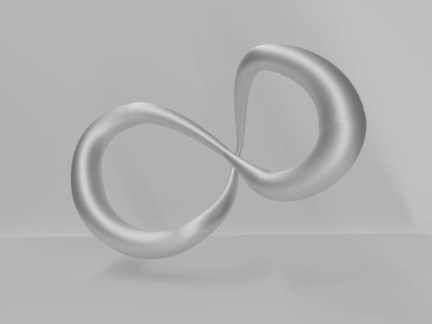 istock Infinity symbol with metal color 1176957197