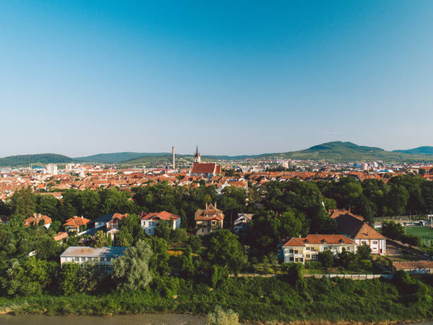 istock Townscape Against Clear Blue Sky 1176960873