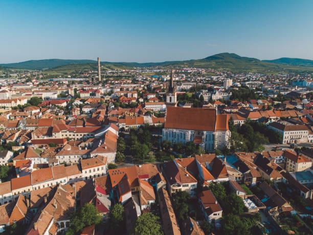 istock High Angle Shot Of Townscape Against Sky 1176960890
