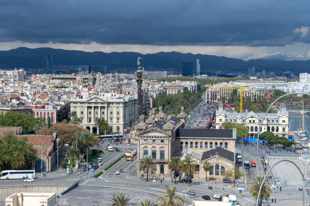istock Top view of Barcelona Spain 1176970941