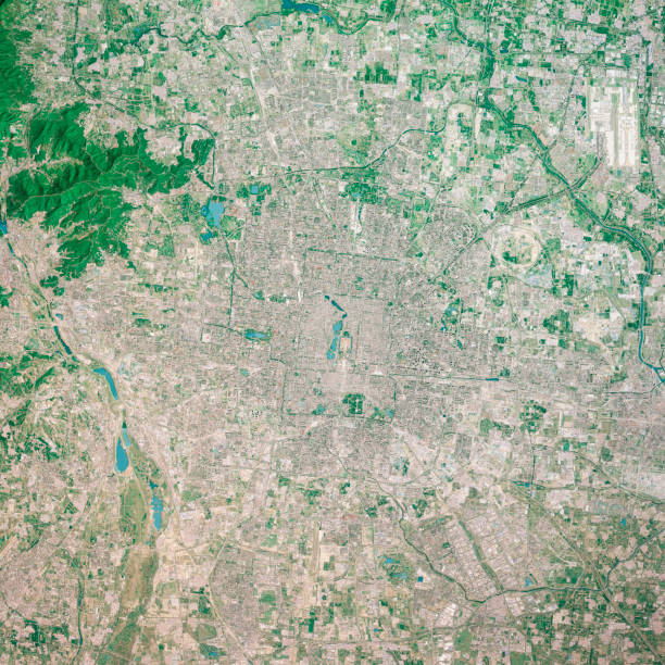 istock Beijing City 3D Render Aerial Top View From South Aug 2019 1176973641