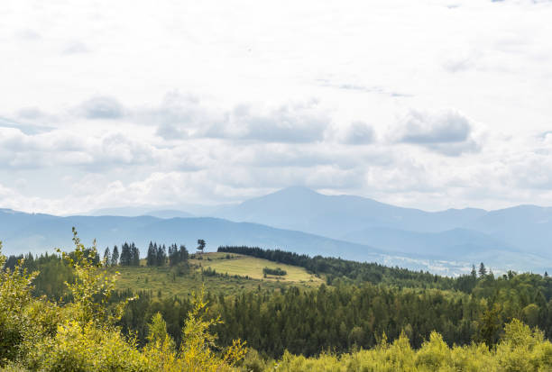 istock Beautiful mountains landscape at sunny day. 1176973674