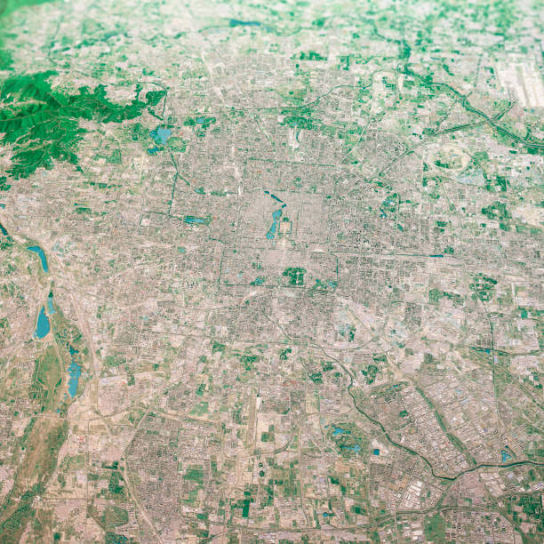 istock Beijing City 3D Render Aerial Landscape View From South Aug 2019 1176973697