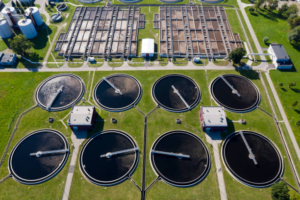 istock Water Purification Plant from Above 1176975169