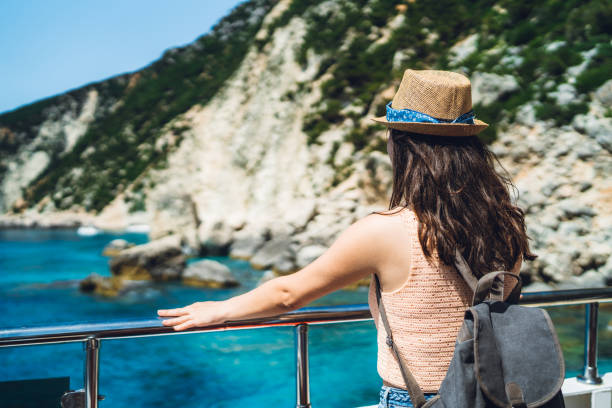 istock Young woman on a boat ride 1176976007