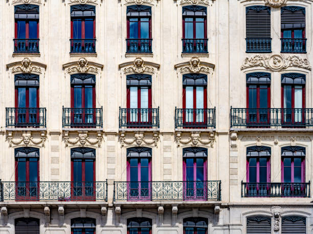 istock Apartment building exterior in Lyon 1176977352