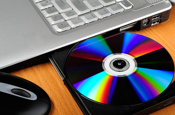 Cтоковое фото Ноутбук с диска