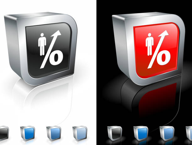 istock unemployment rate 3D royalty free vector art 117697895