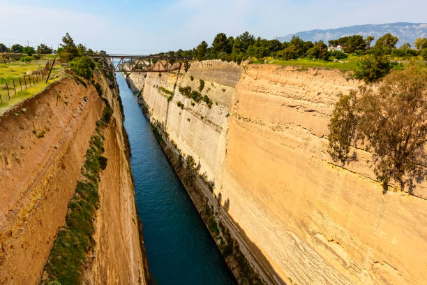 istock Corinth Canal in Greece 1176987520