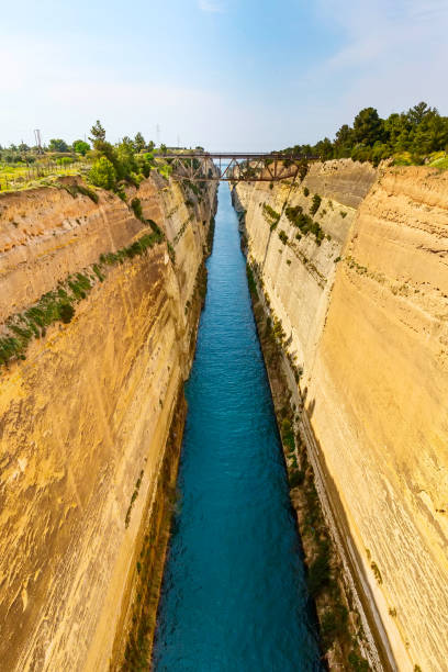 istock Corinth Canal in Greece 1176987586