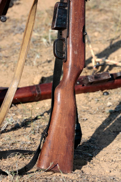 istock An old rifle used for military training 1176987649
