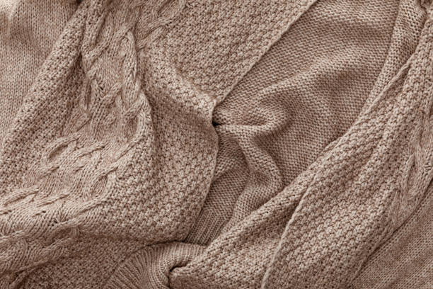 istock top view of knitted cozy brown sweater 1176988280