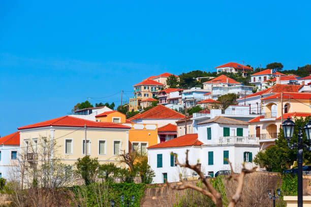 istock Pylos, Greece panoramic town view 1176988855