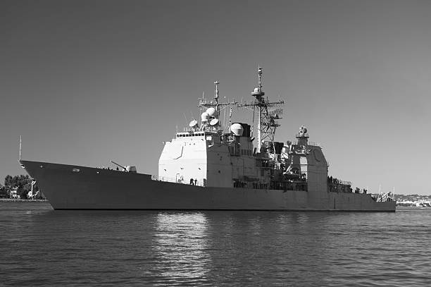 Yokosuka, Japan - July 8, 2025 : USS Michael Monsoor (DDG 1001) at Yokosuka in Kanagawa Prefecture, Japan.