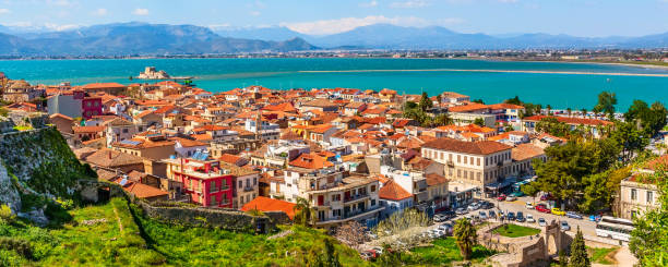 istock Nafplio, Greece aerial view 1176991489