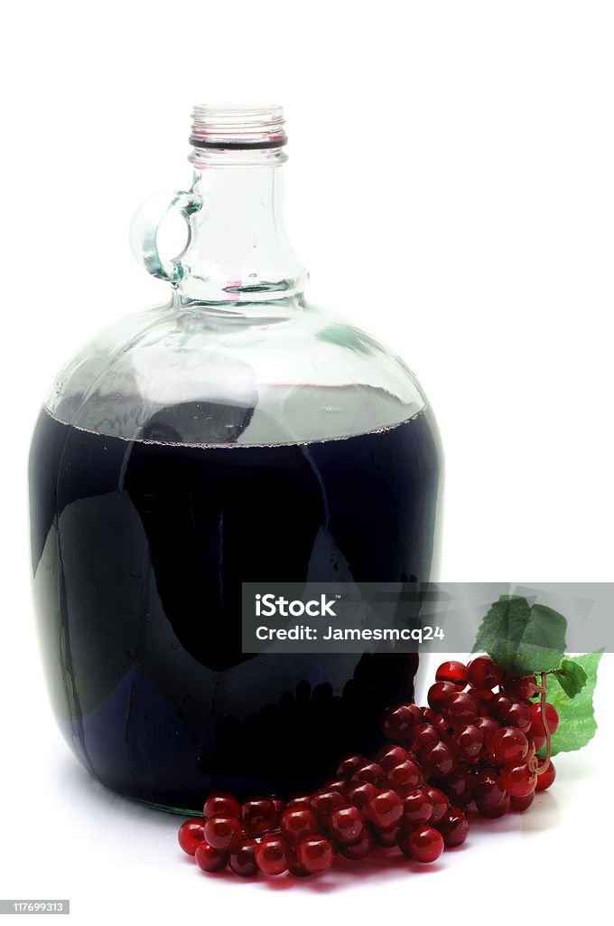 Brocca & Uva vino - Foto stock royalty-free di Alchol